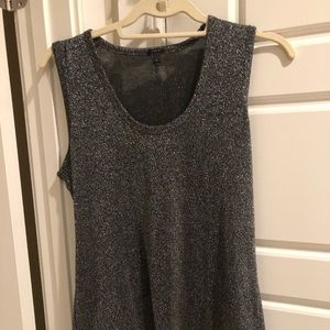 Glittery J.Crew tank top.